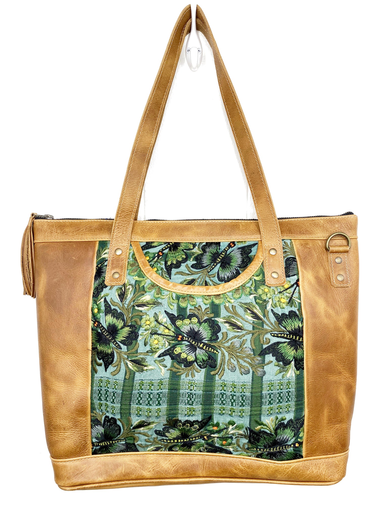 Olivia Leather Tote Bag